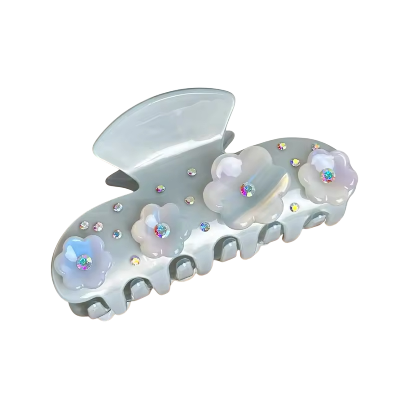 Aurora clip in blue bell
